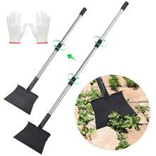 Multifunctional Heavy-Duty Steel Garden Shovel – 136cm Adjustable Handle, For Weeding, Digging, Lawn Edging & Ice Removal - Black - View 1