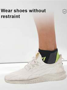 1pc Sports Ankle Support Brace, Breathable Compression Elastic Ankle Guard For Basketball, Football Anklet Gym Accessories