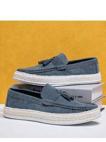 New Style Casual Loafers, Non-Slip Soft Sole Slip-On Driving Moccasins, Lightweight & Comfortable Fashion Sneakers For Men