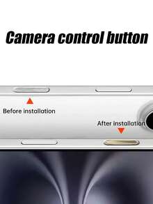 2 片装相机按键保护膜，兼容 16/16 Plus/16 Pro/Max、17/17 Pro/17 Pro Max，自动对齐防刮滑盖金属保护壳，兼容苹果手机侧边点击拍照按钮，多种颜色可选 - 多色 - 查看 5