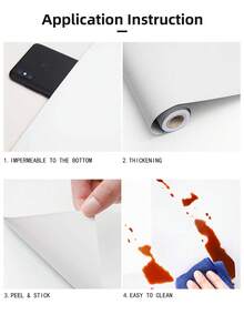 1 Roll White Faux Diatom Mud Solid Color Self-Adhesive Wallpaper, Thickened, Nordic Style, Seamless Splicing, Used For Bedroom, Living Room, Full House,Renovation Stickers Peel Wall Panels,Wall Paper, Wallpapers,Spring Decoration Items Refresh Your Home,Rama Decoration Stickers Gifts Birthday Graduation