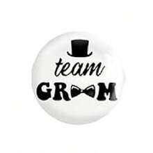 Bachelor Party Buttons Pins Set - Black Gold Groom Button, White Black Best Man Button And Team Groom Button Pins For Bachelor Party Supplies, Decorations, Ideas, Gifts, Jokes And Favors - Multicolor - View 8