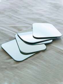 4pcs Self-Adhesive Acrylic Soft Mirror Tiles, Wall-Mounted Full Length Mirror, Bathroom/Home/Dorm Use, No Drill Required,Makeup,Cheap,Room Decor,Vanity,Travel,Bedroom,Makeup Accessories,Mirror,Vanity Mirror,Cheap,Stocking Stuffers,Makeup,Makeup Tools,Cheap Stuff,Gifts,Gifts For Women,Christmas Gifts - Multicolor - View 14