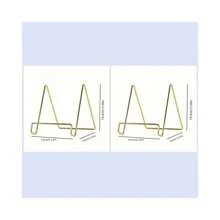 2 piezas Soporte de metal para teléfono/tableta/libro/menú/álbum