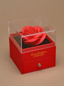 360° Rotating Jewelry Box With 5 Drawers, Side Glass Window, Large Size, Accessory Storage, Open Design, Slate Gray For Women Storage Organizer Travel Essentials For Women Storage Organizer Travel Essentials Gift Back To School