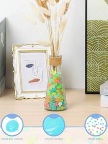 50/150/300/500pcs Random Color Glow In The Dark Rocks Outdoor Decorative Stones Luminous Stones Garden Pebbles Glowing Rocks For Fairy Garden,Potted Plants,Succulents,Patio,Lawn(About 1cm/0.3in,2cm/0.7in) - Multicolor - View 6