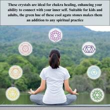 Local Shipping--  Healing Crystals, Stones, Healing Stones, Rock Collection, Agate, Raw Stones ,Crystals, Rocks, Jade, Crystals And Healing Stones(Labradorite, 2 Pcs) - Ngọc bích xanh - Xem 2