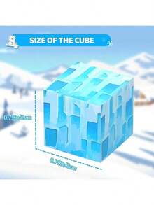 [60pcs/75pcs/110pcs/144pcs] Magnetic Building Blocks Set - Magnetic Construction Toys, Kids Cube Toy, Ice World, Build Magnetic World, STEM Gift, Halloween And Christmas Birthday Toy Gift (Random Color & Pattern) - Multicolor - View 10