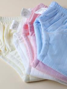 3/4 pezzi Pannolini di addestramento per neonati, pantaloncini di addestramento estivi lavabili e leggeri per bambini e bambine, pannolini di stoffa riutilizzabili, biancheria intima per pannolini morbida e traspirante, adatta per l'addestramento alla toilette, attività all'aperto, articoli essenziali per neonati