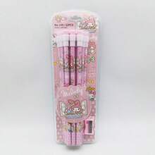 12 支 Sanrio HB 铅笔和 1 支滚珠铅笔文具套装，学生书写绘图 HB 铅笔素描铅笔 - 学生奖励文具套装创意文具套装，学校用品，返校 - 彩色 - 查看 9