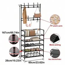 Arara 4/5 andar Sapateira Organizadora cabideiro suporte Multiuso Sapato Tenis Roupa Closet Quarto Armários