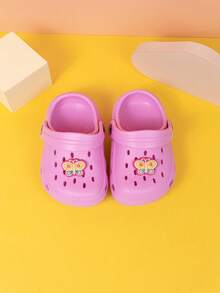 Cute Cartoon Design Baby Breathable Soft Bottom Beach Sandals - Pink - View 3