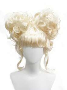 Party Perücken, einzigartige herzförmige Perücken, Herz Königin Cosplay synthetische Haar Perücke - Verschiedenfarbig - Übersicht 13