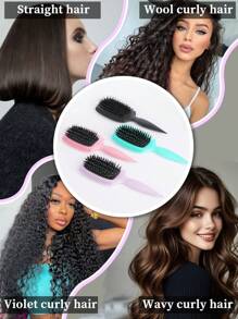 Cepillo para definir rizos | Cepillo para el cabello Pro Curl 2025 para rizos, ondas y bucles perfectamente definidos - Antiencrespamiento, deslizamiento suave, estilo de calidad de salón
