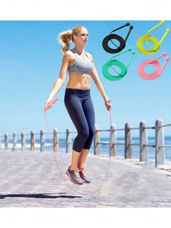 PVC Buitensport Competitie Antislip Springtouw Home Fitness Professioneel Springtouw Middelbare School Toelatingsexamen Speciale Fysieke Oefeningen Springtouw voor Middelbare School Studenten (Sommige Accessoires Hebben Willekeurige Kleur), Gym, Sport, Gym, Thuis Oefening, Springtouw, Springtouw, Springtouw, Springtouw