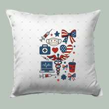 1 Stück / 2 Stücke / 3 Stücke Krankenschwester 4. Juli patriotisches Krankenschwester-Shirt USA Flagge Patches Muster Bügelbilder für T-Shirts, Sweatshirts, Jeans, Taschen, Kleidung, Accessoires, Masken, Jeans und Rucksäcke, Hüte, Kissen - waschbar und langanhaltend