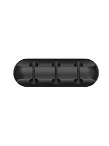 1-Pack Self-Adhesive Silicone Cable Organizer 3-Hole 5-Hole 7-Hole Office Desk Storage Headphone Cable Mobile Phone Data Cable Wire Multi-Function Cable Winder Wall Cable Holder Desktop Storage Rack Back To School