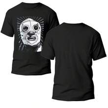 Playera Lucha Libre Mexicana – El Santo - Ídolos del Ring - Negro - Ver 2