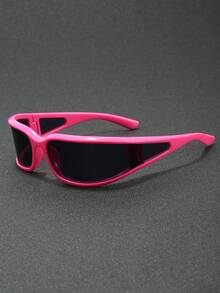 1 副男士优质 Y2K 朋克户外骑行时尚眼镜，全新夏季款式，适合户外运动、骑行、驾驶、旅行、海滩度假 - 彩色 - 查看 7