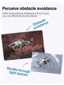 GENAI H21 可折叠无人机，初学者入门飞行器，手柄遥控器，一键/降落和简单操作，360 度翻转，水平陀螺仪，每次充电可飞行 6 分钟，节日/生日礼物。（此无人机有非摄像头版本）1800mAh