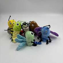 1pc Insect Series Finger Puppet Plush Doll, Cute Dragonfly, Butterfly, Ant, Bee Finger Puppets, Parent-Child Interactive Educational Doll - Multicolor - View 10