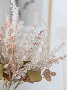 1-3pcs Artificial Lavender Plants, Classic European Style Home Decor For Living Room, Dining Room, Garden, Outdoor. DIY Material For Bridal Bouquet, Wrist Corsage, Wedding Decoration
