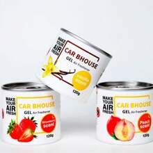 Zapach samochodowy Żel samochodowy Odświeżacz powietrza do samochodu Truskawkowy zapach powietrza do samochodu Długotrwały odświeżacz powietrza Silny zapach do użytku wewnątrz i na zewnątrz