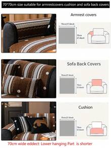 1pc All-Season Sofa Pad Slipcover, Modern Minimalist Non-Slip Sofa Cushion Cover, Dust-Proof And Washable, Soft And Fade-Resistant Couch Blanket, Pet-Friendly, Suitable For Bedroom, Office, Living Room, L-Shaped Sofa, And 1/2/3/4-Seat Sofa