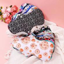 Large Random Prints Reusable Cloth Menstrual Pads Waterproof Sanitary Pads (5randompads)