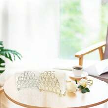 1pc Crystal Metal Elegant Crystal Napkin Holder, Great For Home Decor And Storage In Bedroom, Living Room And Car