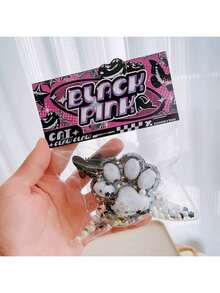 1 件星蓝猫爪挤压压力球，软橡胶，混合颜色，缓解焦虑和放松的创意玩具，适合青少年、儿童、办公桌、返校礼物，感官硅胶泥玩具