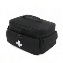 Bolsa de Armazenamento Médico Portátil, Kit de Primeiros Socorros para Casa, Viagens Ao Ar Livre, Acampamento, Aventura, Organizador Médico à Prova d'Água para Família, Escola, Escritório, Carro, Adequado para Suprimentos Médicos de Emergência