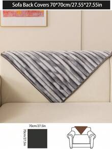 1 件四季沙发垫套，现代简约防滑沙发座椅保护套，防尘可洗，浅灰色柔软防褪色，宠物友好，适合卧室、办公室、客厅的 L 型和 1/2/3/4 座沙发