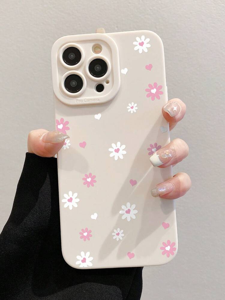 菊花图案彩绘轻薄防震手机壳，兼容、三星、小米11/12Pro/12/12X/13Pro/14Pro/15Pro/X3Pro、红米10/9/Note9/12c/Note11pro/Note8Pro/9C/9a等机型，时尚防护，防水防摔防刮，国际版，非国内版。 - 彩色 - 查看 3