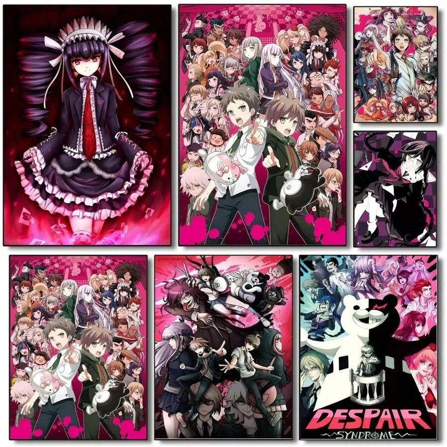 1 tấm áp phích nghệ thuật treo tường Khung tùy chọn Pop 1 tấm áp phích loạt trò chơi hoạt hình cổ điển Giấy in tại nhà Phòng khách Phòng ngủ Lối vào Quán bar Nhà hàng Quán cà phê Tranh nghệ thuật