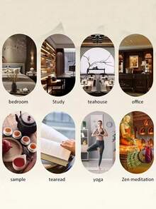 90支香茅驱蚊棒，持久植物香味，带香炉，人造木材质，适用于居家、露营、瑜伽、节日送礼 - 彩色 - 查看 10