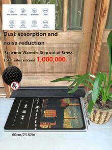 1PC Music Room Decorative Carpet Water-Absorbing And Non-Slip Washable Warm In Winter With A Carpet Of Record Album Poster Patterns It Can Be Used As An Accessory Area Rug For Bedrooms Living Rooms Classrooms And Study Rooms Suitable For Music Lovers Bathroom Accessories Back To School Entryway Decor Bathroom Kitchen Decor