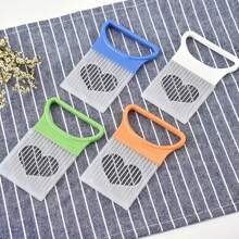 2pcs Stainless Steel Onion Slicer Holder, Multipurpose Meat Tenderizer, Vegetable & Fruit Cutter For Potato, Tomato, Lemon, Durable With Full Grip Handle, Non-Electric, Food Prep Essential, For Home Kitchen Use, Kitchen Accessories And Cooking Accessories