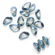 20颗14*18毫米海龟造型玻璃珠，适用于DIY首饰制作，可用于项链、手链、耳环、手机挂饰、钥匙扣、窗帘等。 - 14*18mm海龜 - 查看 42