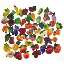 12 Piezas Aleatorias de Imanes Creativos 3D de Resina de Frutas y Verduras para Refrigerador, Decoración Divertida y Linda, Accesorios de Imán para Refrigerador, Oficina, Escuela, Imán para Pizarra Blanca (12 Estilos Aleatorios (Verduras y Frutas)) - Verduras al azar de 12 estilos - Ver 7