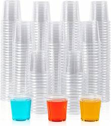 Lilymicky 500 PACK 1 Oz Plastic Shot Glasses, 1 Ounce Disposable Party Cups Vodka, Whiskey, Tequila, Plastic Containers Sauce, And Tasting - 1 ounce - 500 cái - Xem 7