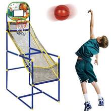 Indoor Basketball Shooting Machine Room Basketball Hoop Kids Arcade Basketball Game Set Sports Playset Basketball Training Toy - Multicolor - View 4