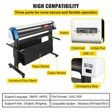 53-Inch Automatic Contour Vinyl Cutter Plotter Force & Speed Adjustable Sign Cutting With Floor Stand & Signmaster Software - 查看 6