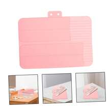 1 件精致简约时尚白色硅胶垫直发器隔热白色卷发器直发器夹保护套，硅胶耐热垫便携式旅行支架直发器收纳袋适用于卷发棒 - 彩色 - 查看 8