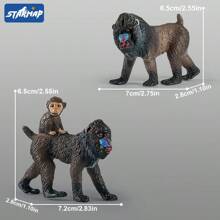 North American Forest Animal Figurines Educational Toy Cake Toppers,Realistic Jungle Animal Set, Christmas Birthday Gift For Kids Toddlers, Includes Elephant,Camel,Giraffe,Tiger Lion,Panda,Bear,Deer,Hippo,Rhino,Raccoon,Lynx,Wolf,Eagle,Beaver, Rabbit,Beaver,Bald Eagle, And More