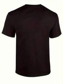220g Family T-Shirt For Men - Happy Valentine's Day T-Shirt - Black - View 5
