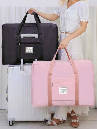 3pcs/Set Large Capacity Thickened Luggage Bag, Storage Bag, Garment Bag, Handbag, Travel Suitcase, Business Travel Bag, Outdoor Storage Bag, Wardrobe Storage Bag, Suitable For Travel, Business Trip, Weekend Sports And Vacation, Ladies Overnight Bag, Men Shoulder Bag, Gift