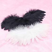 The First, Second And Third Generations Of Doll Heartbeat Macaron Rubber Face Sitting Blind Box Party Black And White Angel Feather Wings! Note: Dolls And Doll Clothes Are Not Included