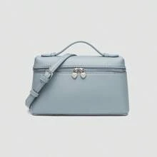 Bolsa de almuerzo de moda LP19, nueva bolsa de mano de modelo primavera/verano 2025 para mujer, bolso de hombro estilo tote y bandolera pequeño