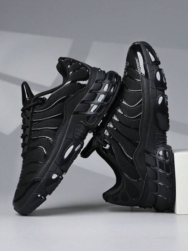 Zapatillas de deporte, zapatos de hombre, zapatos deportivos con estilo para hombres, zapatos con cordones, zapatos personalizados, zapatos casuales de calle negros